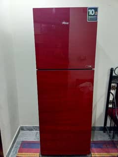 Haier fringe model medium 336 size 10/10 glass red color warnty 10