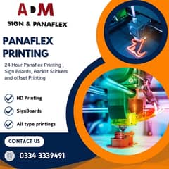 24 Hours Panaflex Printing & Signboard Makers Islamabad