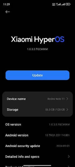 Redmi note note 11