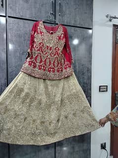 Bridal lehnga  for sale ,,10 /10 condition