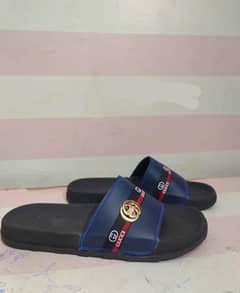 leather casual slippers