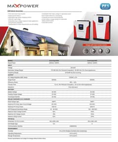 Solar Inverter Maxpower