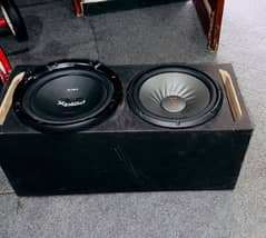 2 woffer Sony Xplood And JBL 1800watt 12”