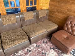 5 sofas, 1 seater sofa set