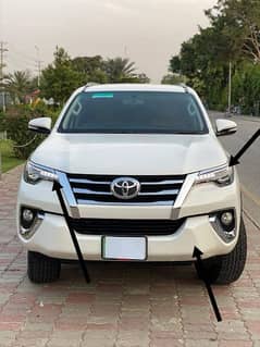 Toyota fortuner 2018 front back lights front back bumpers