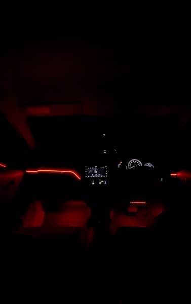 interior dashboard ambient lights 2pcs Bluetooth controlled 3