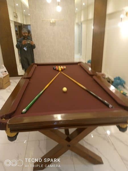 All Type Of Game Snooker / Cues / Table Tennis / Foosball Game / Dabbo 8