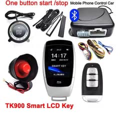 Universal LCD Smart Key Keyless Entry Central Locking Automation Smar