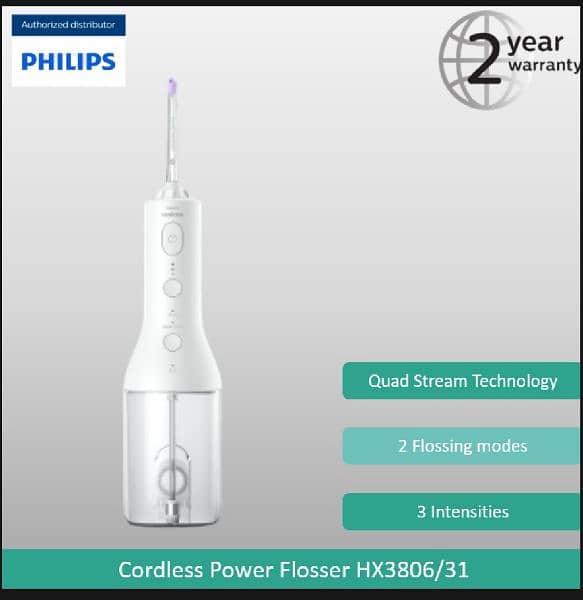 Philips Water Flosser Box Packed HX3806/31- 3000 Series 1