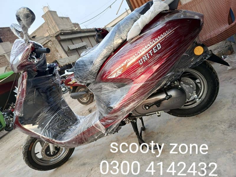 united scooty selfstart automatic for info contact at# 0300 4142432# 2