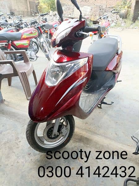 united scooty selfstart automatic for info contact at# 0300 4142432# 12