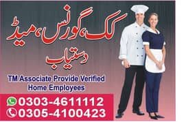 Cook and Maid Provider baby care helper nanny
