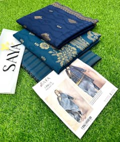 SAYA  Original *Printed 3pc Collection      Fabric Lawn