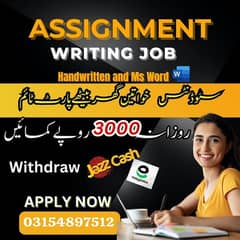 Assignment Work Handwritten and Ms word