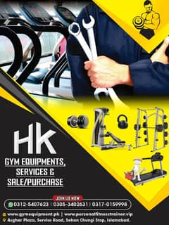 gym equipment Services in islambad