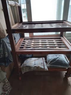 Tea trolley. wooden made