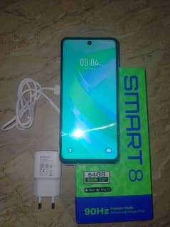 infinix Smart 8 4+4 Ram  64 GB