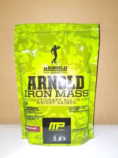 "Arnold Schwarzenegger Series Arnold Iron Mass"  proteins.