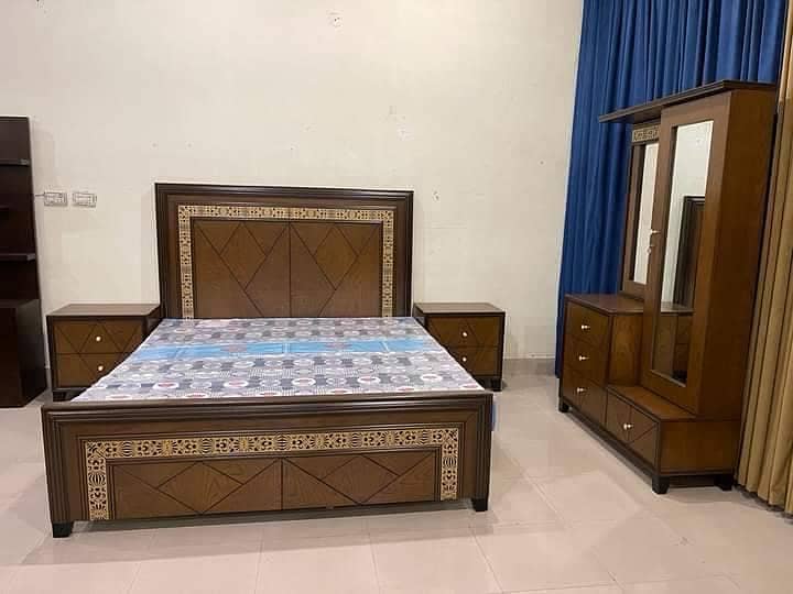 double bed/bed set/furniture/single bed/Turkish bed set/glossy bed set 3