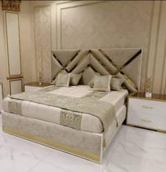 double bed/bed set/furniture/single bed/Turkish bed set/glossy bed set