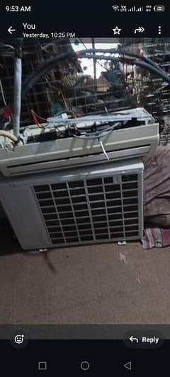 Haire split AC 1 ton only cool