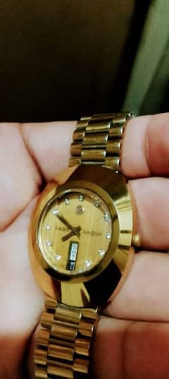 RADO DIASTAR ORIGNAL 24 CARET GOLD