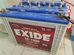 2 X 12 volt batteries for sale