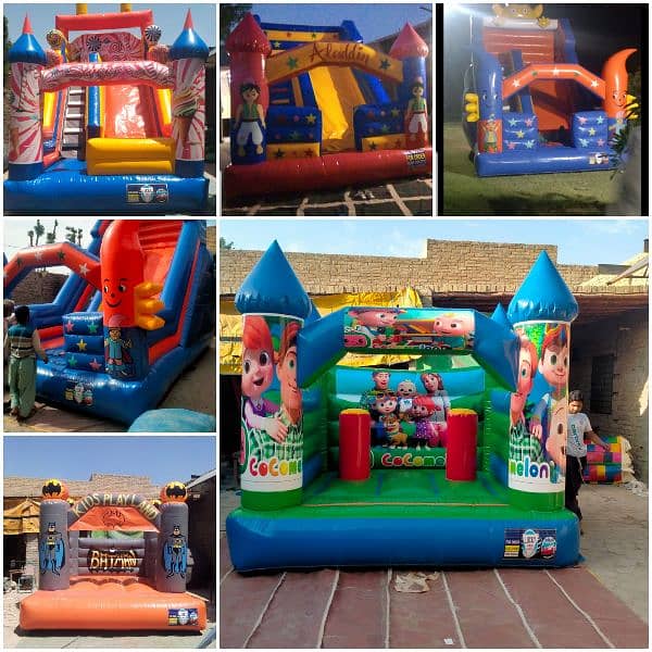 Kids Slide, Kids Swings, Kids Rides, Jhula, Trampoline, Jumping Castle 10