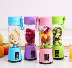 USB Rechargeable Juicer Blender 4 Blades Electric Blender