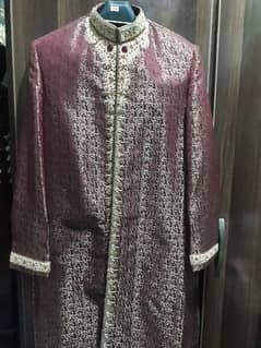 Banarasi sherwani with khusa