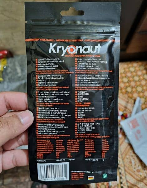 Thermal Grizzly Kryonaut Imported Genuine Thermal Paste arctic mx-4 1