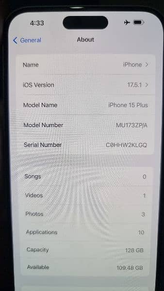 Iphone 15 plus pta approved 9