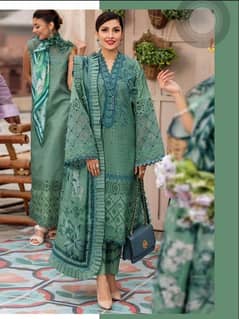 MUSHK 3pc Lawn dress