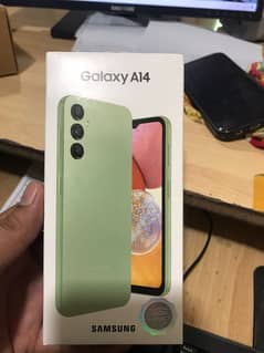 just box open Samsung A14 (6,/128) light Green