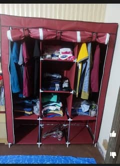 3 Door 88130 Fancy & Portable Foldable Closet Wardrobe Storage