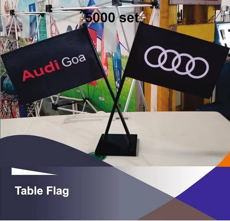 Table Flags for Office & Shop to Elevate Your Brand with Custom Logo 12