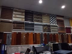 Window blinds/ Wood floor/ Wallpaper/ pvc strip floor