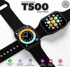 T500 SMART WATCH ,BLACK COLOUR