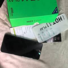 infinix hot 11 ply 4/64 memoury just box no charger