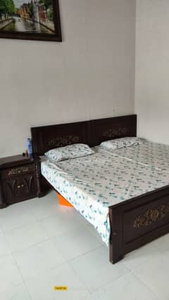 Two single wooden bed for sell