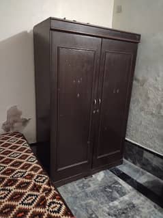 wardrobe and side table