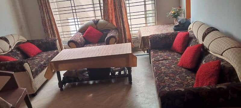 Sofa set 6 seater with cover 5