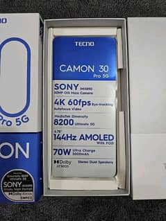 Tecno Cammon 30 Pro 5G 12+9 GB 512 GB 03250844853