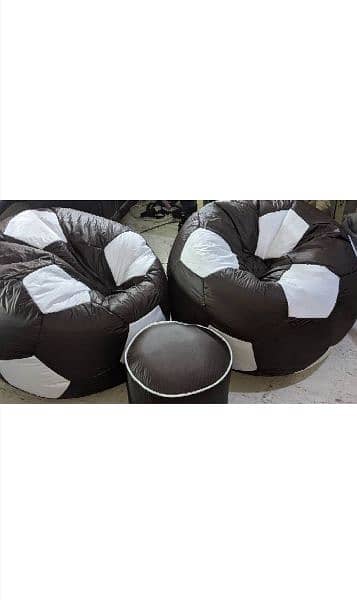 New Football Style Bean Bag Export Quality Filling With Beans
