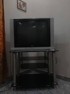 LG TV With TV Trolly