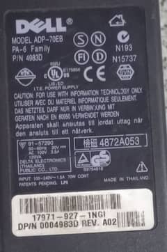 Laptop Dell Charger original