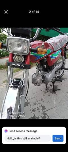 Honda CD 70 cc for sale whatsapp 0326/75/76/955