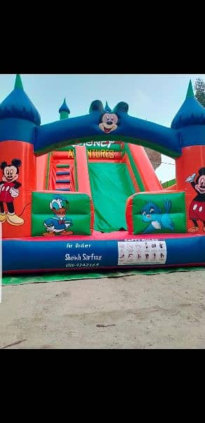 Kids Slide, Kids Swings, Kids Rides, Jhula, Trampoline, Jumping Castle 5