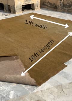 12x16ft light brown carpet