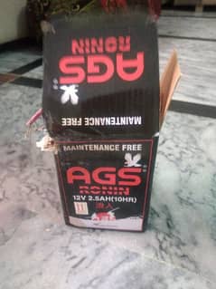AGS 12V battery for sale